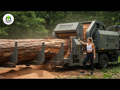 Extreme Dangerous Wood Chipper & Shredder Demolitions: Destroying Everything in Sight! #6