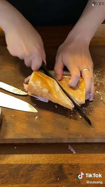 1분 뚝딱! 잠봉뵈르 샌드위치 레시피