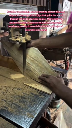 ​💎 Precision Diamond Cutting: Mastering Woodworking Jigs #woodworking #tips #tricks #lifehacks #how