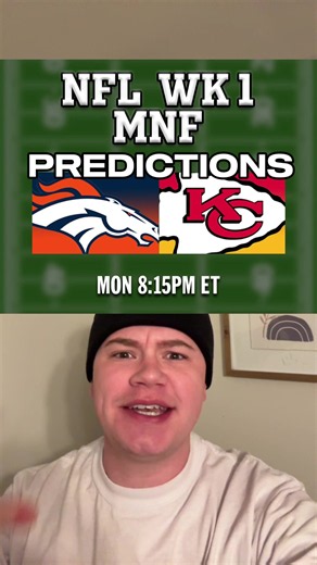 CHIEFS VS BRONCOS MNF PREDICTIONS🤩🤣🏈 #UDPartner #NFL #football #nflpredictions #funny