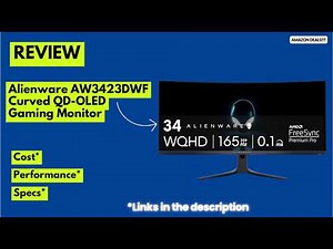 Alienware AW3423DWF Review 🔥 Best QD-OLED Gaming Monitor? 34" 165Hz Ultrawide Beast!