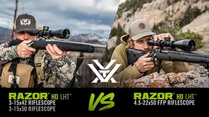 5.3K views · 156 reactions | Learn the differences of the Razor® HD LHT™ riflescope lineup. We break down magnification and objective configurations, reticle offerings, and first & second focal plane models to help you decide on your next long-range hunting optic. | Vortex Optics | Facebook