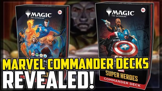 Marvel enters Commander with four new preconstructed decks