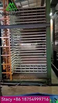 loading system for hot press machine#plywoodmachine #plywood #automatic #loadingandunloading