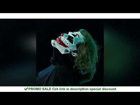 Cyberpunk Joker Masks with Clown Braids Cosplay Clown Costume Party Props Halloween Anime Role-Playi