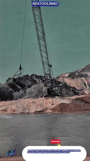 Large-Capacity Dragline Heavy Equipment Innovation for Earthmoving in Massive Construction Projects