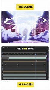 Anime Frieren’s Magic Aura Explosion in After Effects