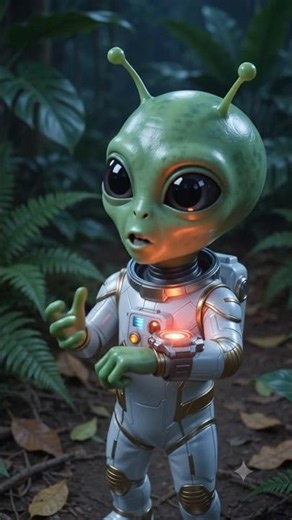 A Cute Alien Lands on Earth... 👽🌍 | Part 1. #alien #viral #usa #