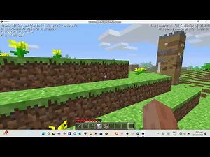 Minecraft Infdev Gameplay