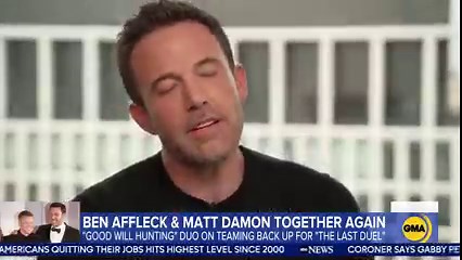 83K views · 715 reactions | Matt Damon and Ben Affleck together again! The “Good Will Hunting” duo is teaming back up for their movie “The Last Duel.” https://gma.abc/30catkD | Good Morning America | Facebook