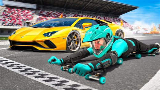 Inventor builds the world's fastest motorized skate suit