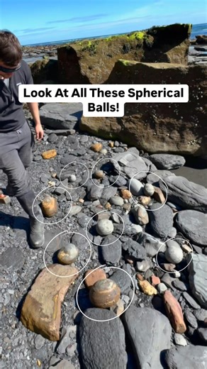 1.3M views · 10K reactions | Here are many spherical rocks that we...