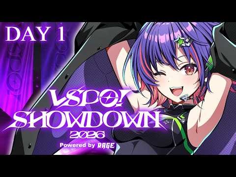 【VSPO! SHOWDOWN 2026 powered by RAGE】DAY 1 ウォチパ | みんなファインティン！ 【#VSPOEN #RikoSolari】