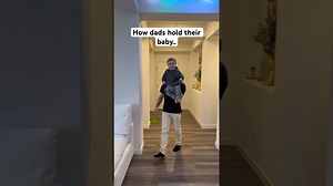 Why Do Dads Hold Babies Like This? Too Funny!