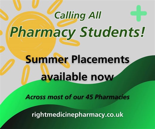𝗖𝗮𝗹𝗹𝗶𝗻𝗴 𝗔𝗹𝗹 𝗣𝗵𝗮𝗿𝗺𝗮𝗰𝘆 𝗦𝘁𝘂𝗱𝗲𝗻𝘁𝘀! 💊 Are you studying Pharmacy at the 𝗨𝗻𝗶𝘃𝗲𝗿𝘀𝗶𝘁𝘆 𝗼𝗳 𝗦𝘁𝗿𝗮𝘁𝗵𝗰𝗹𝘆𝗱𝗲 or 𝗥𝗼𝗯𝗲𝗿𝘁 𝗚𝗼𝗿𝗱𝗼𝗻 𝗨𝗻𝗶𝘃𝗲𝗿𝘀𝗶𝘁𝘆, 𝗔𝗯𝗲𝗿𝗱𝗲𝗲𝗻? If so, we’d love to hear from you! We’re offering 𝗽𝗮𝗶𝗱 𝘀𝘂𝗺𝗺𝗲𝗿 𝗽𝗹𝗮𝗰𝗲𝗺𝗲𝗻𝘁𝘀 across most of our 𝟰𝟱 𝗽𝗵𝗮𝗿𝗺𝗮𝗰𝗶𝗲𝘀, giving you the chance to: 🔴Gain hands-on experience in 𝗰𝗼𝗺𝗺𝘂𝗻𝗶𝘁𝘆 𝗽𝗵𝗮𝗿𝗺𝗮𝗰𝘆 🔴Work with a wide range of 𝗡𝗛𝗦 𝗰𝗼𝗻𝘁𝗿𝗮𝗰𝘁 𝗮𝗻𝗱