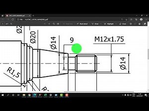 MASTERCAM X5, ROUGH, FINISH, GROOVE, THREAD & EDIT PROGRAM NC