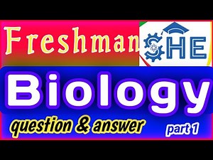 Biology Freshman course Chapter 1 Question and Answer #biology #freshmancourse #education #exam