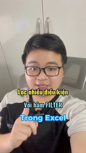 5K views · 52 reactions | Thủ thuật lọc nhiều điều kiện với hàm filter trong excel cực kỳ đơn giản #tinhocvanphong #tinhocmos #exceltips | Hảo Tin Học Văn Phòng | Facebook
