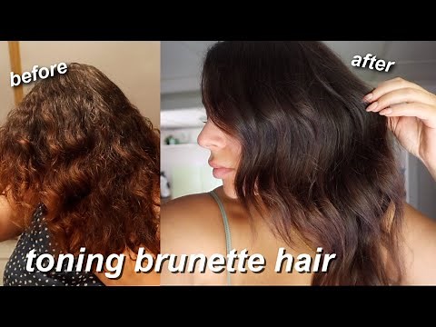 HOW I REMOVE BRASSY RED TONES FROM MY HAIR WHILE STILL KEEPING DIMENSION | TONING MY HAIR AT HOME
