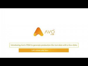 Avo iTDM - Intelligent Test Data Management