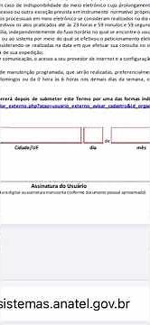 CADASTRO NO SISTEMA SEI ANATEL