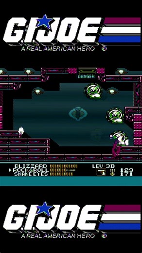 G.I. Joe NES Cobra Buzz Boar Mid Boss Fight