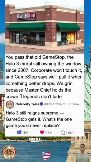 GameStop's Epic Stance: Keeping the Halo 3 Mural Up Until a Better Game Arrives