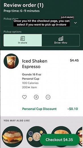 How to use your clean personal cup in the app at U.S. participating stores.
