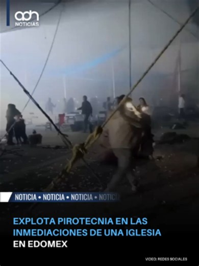 La noche del sábado 5 de septiembre, una fuerte explosión de pirotecnia sorprendió a quienes participaban en los festejos patronales de Santa María Canchesdá, en Temascalcingo, Estado de México. La explosión provocó el desplome de una estructura ubicada junto a la iglesia. Hasta el momento, se reportan al menos 9 personas f4llecidas y más de 20 h3ridas. Equipos de emergencia llegaron al lugar para atender a los afectados y continuar con las labores de auxilio. Las autoridades mantienen el operat