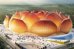 The World's Largest Soccer Stadium Breaks Ground in Guangzhou