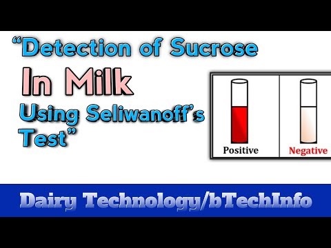 Adultration of Milk | Detection of sucrose in milk | seliwanoff's test for milk by ‪@btechinfo‬
