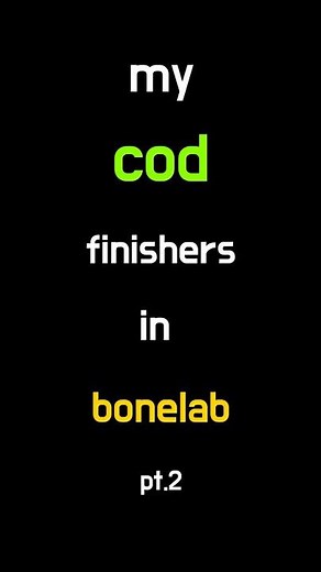 My COD Finishers In Bonelab! #gaming #metapro #vr #bonelab #shorts #viralvideo #cod #callofduty