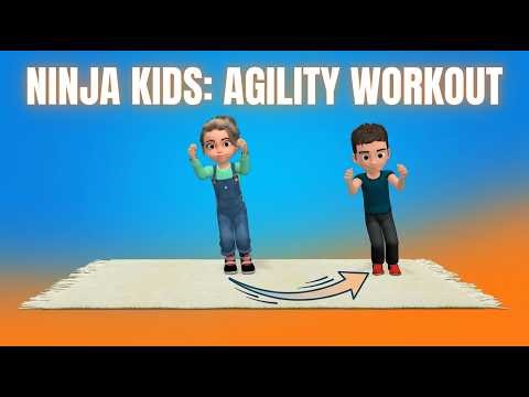 Ninja Kids: Agility & Motor Skills Workout (20 Mins)