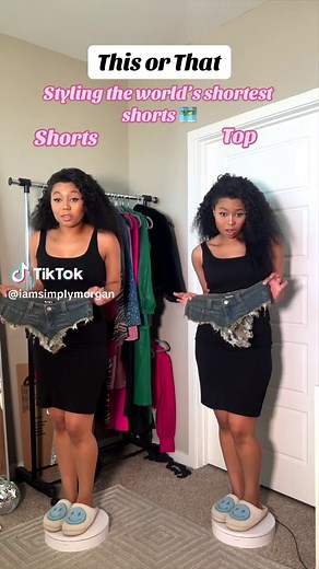Styling the World's Shortest Shorts: Top or Shorts?