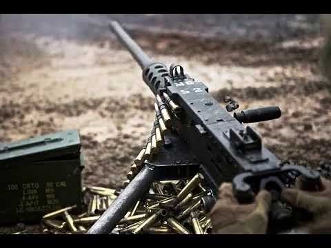 M2 Browning 50 caliber heavy machine gun sound effect | M2HB