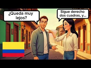 Spanish for Beginners in Bogotá | 10 Real-Life Dialogues (Colombian Accent)