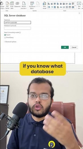 Extracting Data from SQL Server into Power BI Desktop