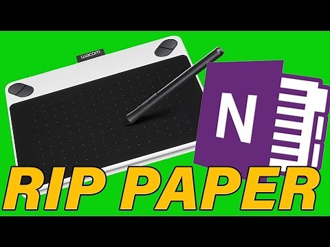 Ditching Paper With One Note and Wacom