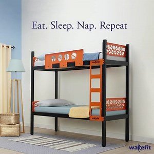 Wakefit’s safe bunk beds are the ideal choice for your kids to have fun and sleep on time. Shop now! www.Wakefit.co #WakefitHomeSolutions ⁣ #wakefitfurniture #wakefitproducts #wakefitsolutions #wakefitbedding #wakefitsleepbetter #WakefitBunkBeds | Wakefit Solutions