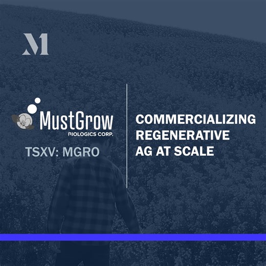 💬 "We're expanding our market reach, accelerating our product pipeline, and most importantly, delivering high impact regenerative solutions to growers" — Colin Bletsky, COO & Director of MustGrow Biologics Corp (TSXV: MGRO | OTCQB: MGROF | FRA: 0C0) 📈 As a fully integrated regenerative AgTech company, MustGrow is scaling rapidly—driven by proprietary biopesticides, commercial partnerships, and a clear path to revenue and near-term EBITDA. 🎥 Watch the full video and visit their site to learn m