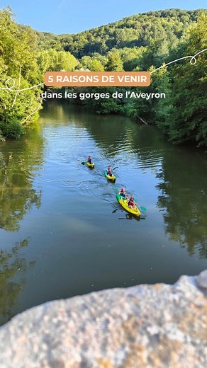 5️⃣ raisons de venir dans les gorges de l'Aveyron ⬇️ 1️⃣ Se ressourcer au cœur d'une nature préservée 2️⃣ Visiter l'un des Plus Beaux Villages de France : Najac 3️⃣ Vivre des sensations fortes au grand air 4️⃣ Parcourir le chemin de Compostelle 5️⃣ Admirer des points de vue exceptionnels #bastidesgorgesaveyron #gorgesdelaveyron #aveyron #najac #villefranchederouergue #histoiresnaturelles #occitanie | Bastides et Gorges de l'Aveyron