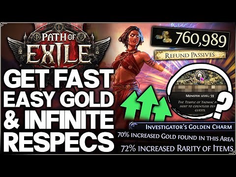 Path of Exile 2 - Do THIS Now - How to Get LOTS of Gold Fast & Respec Easy - Best Farm Guide Tricks!