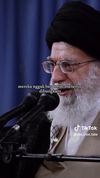 Ali Khamenei: Pemimpin dari kekuatan Iran. #AliKhamenei #Iran #FreePalestine