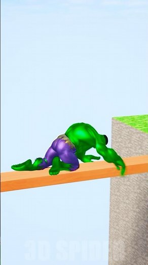 Bridge Challenge: Spider Girl vs Hulk vs Spiderman #shorts #gta