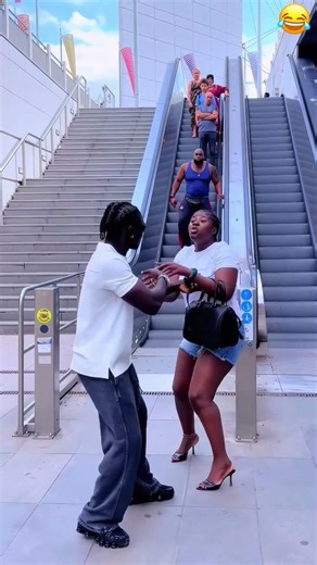 Funny escalator pranks #funny #foryou #escalatorprank #funnyvideos
