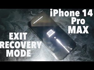iPhone 14 Pro Max - How To Get Out of Recovery Mode Without PC And Losing Data