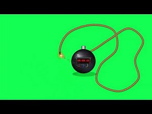 Realistic Time Bomb Countdown 💣 | Green Screen Explosion Timer | HD 1080p VFX