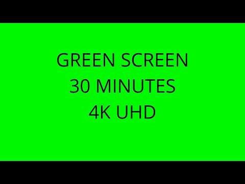 Green Screen 30 Minutes | Perfect Background For Timers & Countdowns | 4K