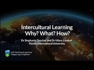 Intercultural Learning: Why? What? How?