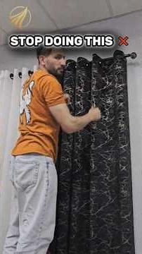 The Secret to Fixing Curtains Like a Pro in 5 Seconds 😲